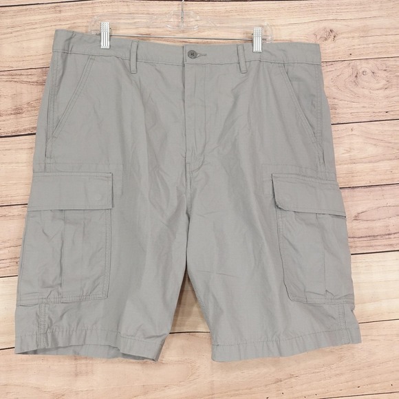 Levi's Other - Levi's Shorts Mens 40 Gray Cargo Cotton Ripstop 10 Inseam Casual Summer Outdoor